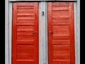 Two red doors