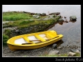 Fjord and yellow boat #02